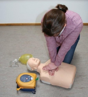 Defibrillator für das Landratsamt