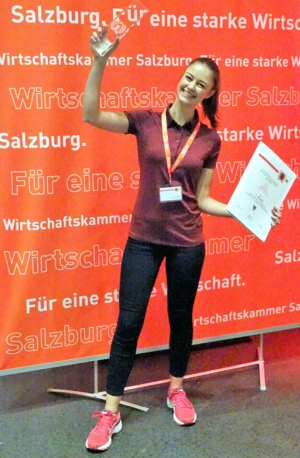 Die beste Nachwuchs-Verkäuferin im deutssprachigen Raum: Julia Schüll aus Mühldorf