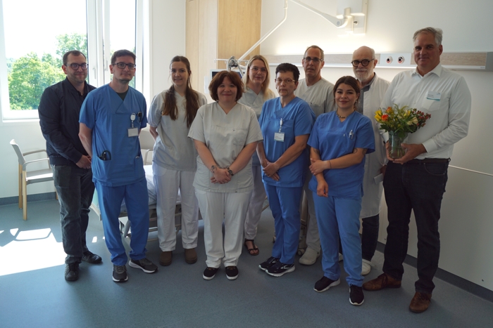 Das Team der Stroke Unit freut sich bereits auf den Umzug in die hellen, modernen Räumlichkeiten.