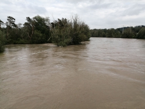 Hochwasser bei Kraiburg