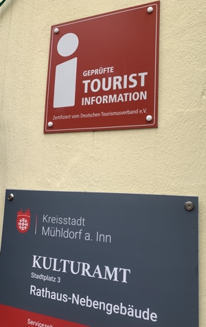 Touristinfo Mühldorf a. Inn erneut mit der i-Marke zertifiziert.